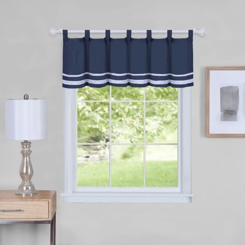 Achim Home Furnishing Dakota Window Kitchen Curtains 3-Piece Tier & Valance Set